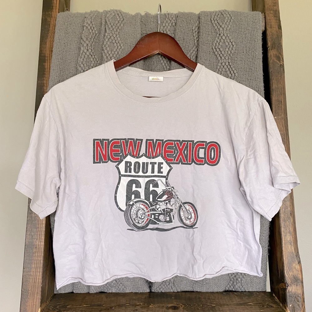 Cropped Graphic T